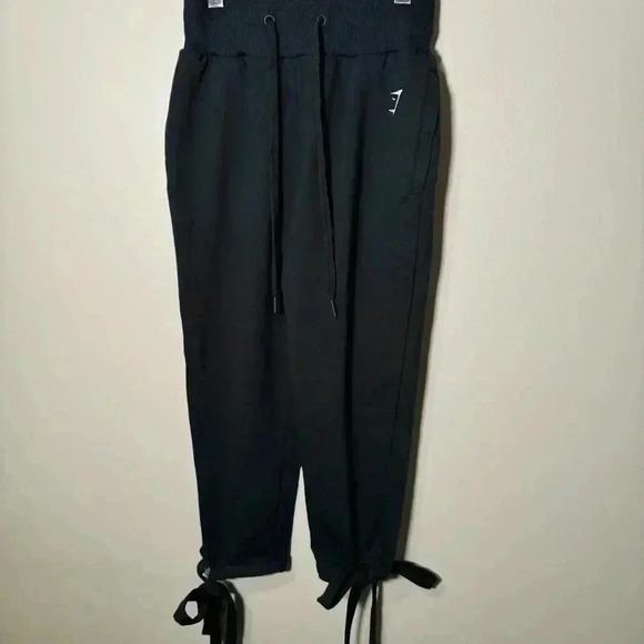 Gymshark ARC tie up bottom jogging pant capri S - Picture 2 of 6